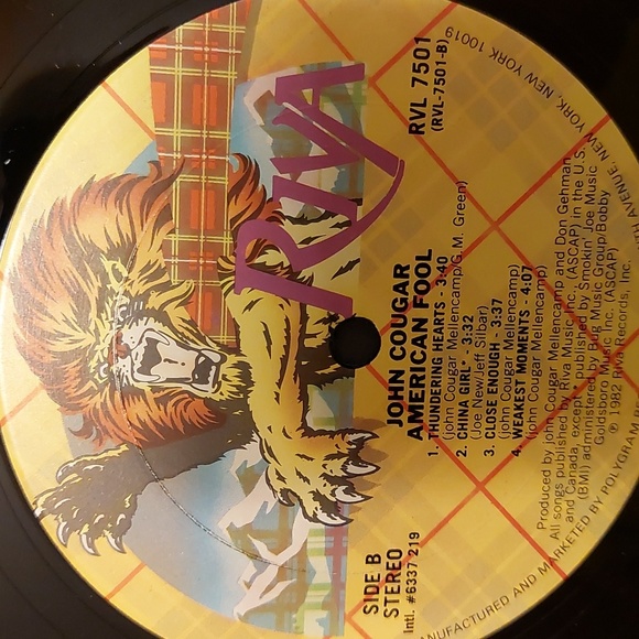 John Cougar "American Fool" Album. - Picture 5 of 6